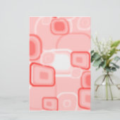 静止したAbsractの赤の広場 便箋 (スタンド正面)