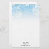 静止したChirstmas 便箋 (正面/裏面)