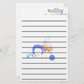 静止したHaileyの音楽 便箋 (正面/裏面)