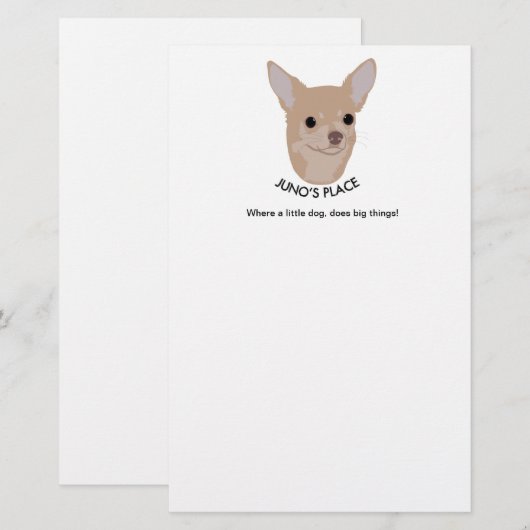 静止したJunoの場所 便箋 (正面/裏面)