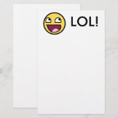 静止したLOL 便箋 (正面/裏面)