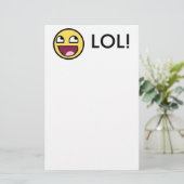 静止したLOL 便箋 (スタンド正面)