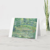 静止したNotecardsを絵を描くMonetの日の出 ノートカード (裏面)