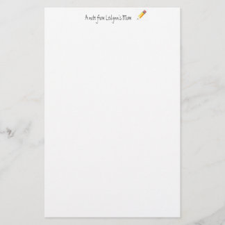 静止しているお母さん 便箋