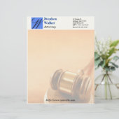 静止しているカスタムな弁護士 レターヘッド (スタンド正面)