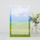 静止しているコロラド・ロッキーズの印象派 便箋 (スタンド正面)