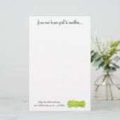 静止している別のものへの1人の勇敢な女の子 便箋 (スタンド正面)