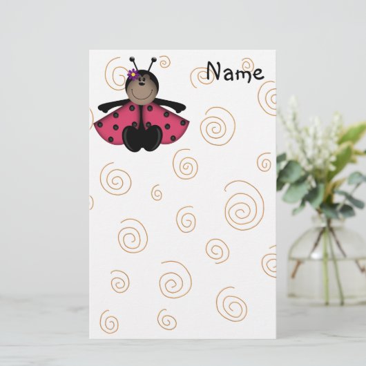 静止している子供 便箋 (スタンド正面)