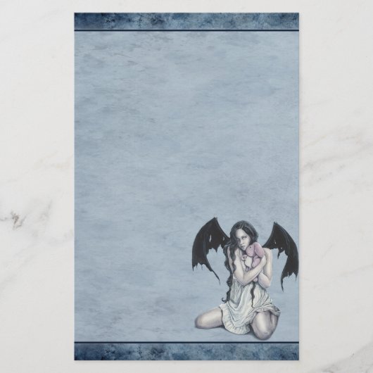 静止している甘い鬼 便箋 (正面)