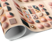 静止コンテンポラリー李の抽象芸術解釈 ラッピングペーパー (ロールコーナー)