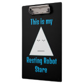 静止ロボットの視線 – クリップボード (左)