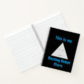 静止型ロボットの視線 – スパイラルノート ノートブック (内部)