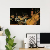 静止寿命とミュージカル楽器, 1623 ポスター (ホームオフィス)