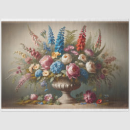 静止寿命ヴィンテージフローラの切り離し 薄葉紙