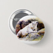 静止時の極性ベアーボタン 缶バッジ (正面&裏面)