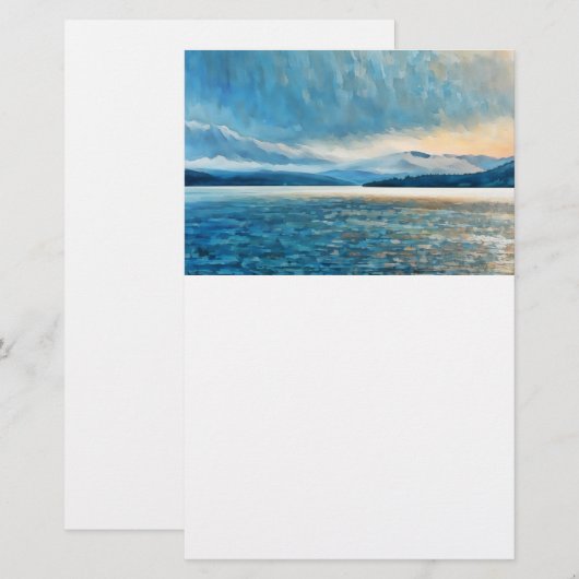 静止時のAdirondackシーン 便箋 (正面/裏面)