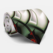 静止時抽象芸術フラクタル ネクタイ (ロール)