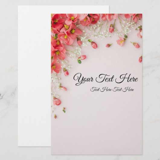 静止紙 便箋 (正面/裏面)