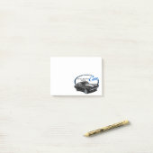 静止遊車 ポストイット (デスク上)