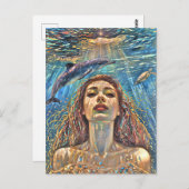 静水の下の「ネレナ」 ポストカード (正面/裏面)