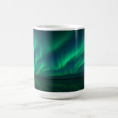 静水上の北の光 コーヒーマグカップ (中央)