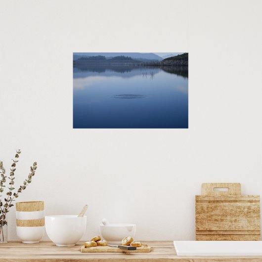 静水中の波紋 – ポスター (キッチン)