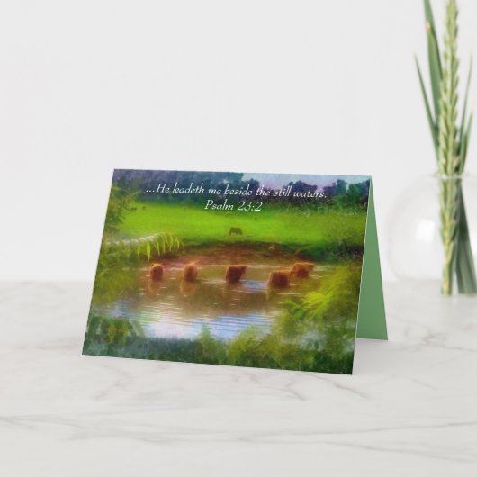 静水 カード (正面)