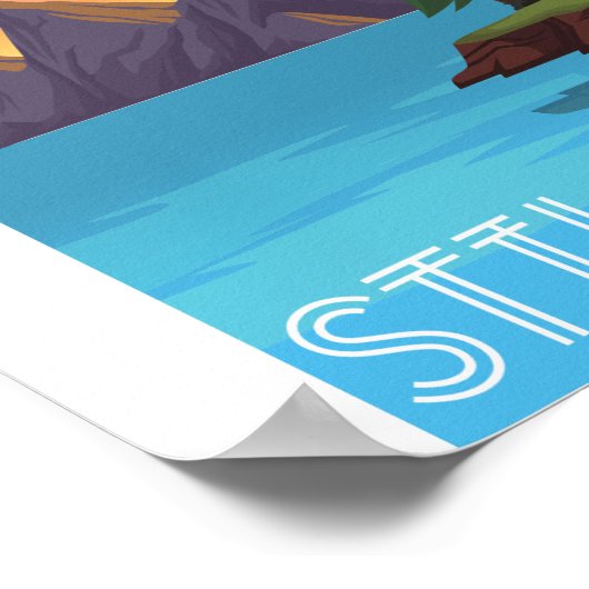 静水 ポスター (角)