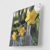 『静物の森』 スクエア壁時計 (傾斜)