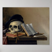 静物付きスカル | ハーメンスティーンウィック ポスター (正面)