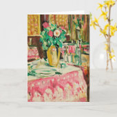 静物付きバラ | ジョージ・レスリー・ハンター カード (黄色い花)