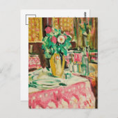 静物付きバラ | ジョージ・レスリー・ハンター ポストカード (正面/裏面)