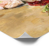 静物付きバラ ポスター (角)