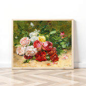 静物付きバラ ポスター