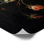 静物付きバラ ポスター (角)