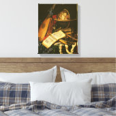 静物付きミュージカル楽器 キャンバスプリント (インサイチュ (寝室))