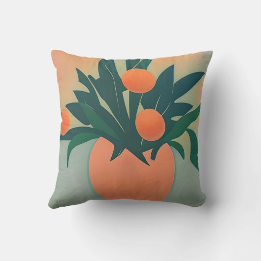 静物桃 クッション (裏面)