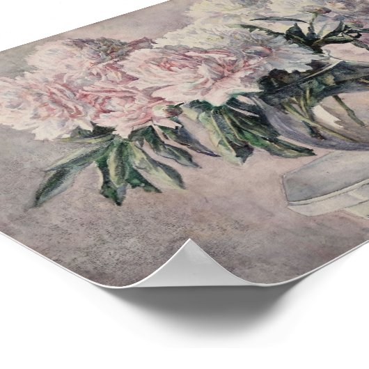 静物牡丹 ポスター (角)