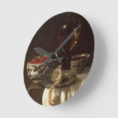 静物生活 ラウンド壁時計 (傾斜)