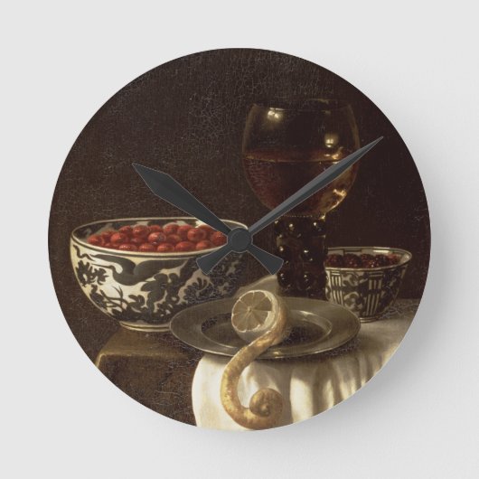 静物生活 ラウンド壁時計 (正面)