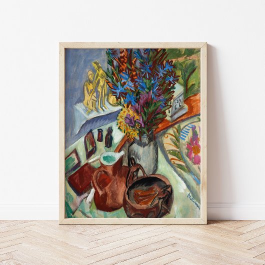 静物生活 | Ernst Ludwig Kirchner ポスター
