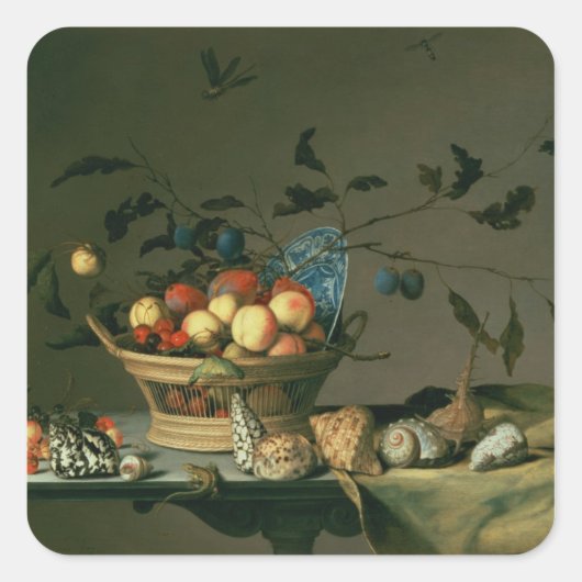 静物画2 スクエアシール (正面)