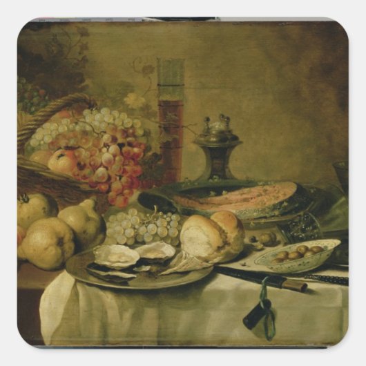 静物画2 スクエアシール (正面)