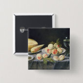 静物画2 缶バッジ (正面&裏面)