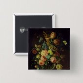 静物画2 缶バッジ (正面&裏面)