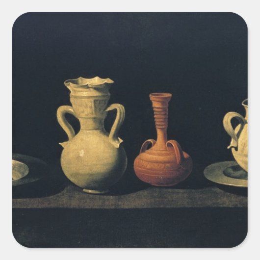 静物画4 スクエアシール (正面)