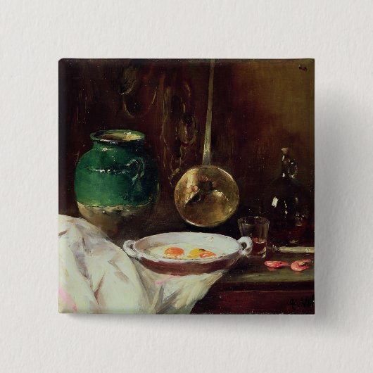静物画(パネルの油) 2 缶バッジ (正面)