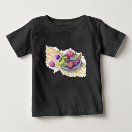 静物画 フルーツ ベビーTシャツ