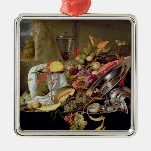 静物画 メタルオーナメント (正面)