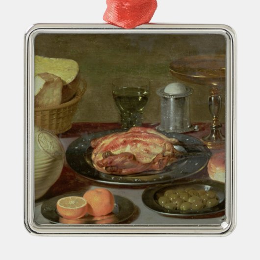 静物画 メタルオーナメント (正面)